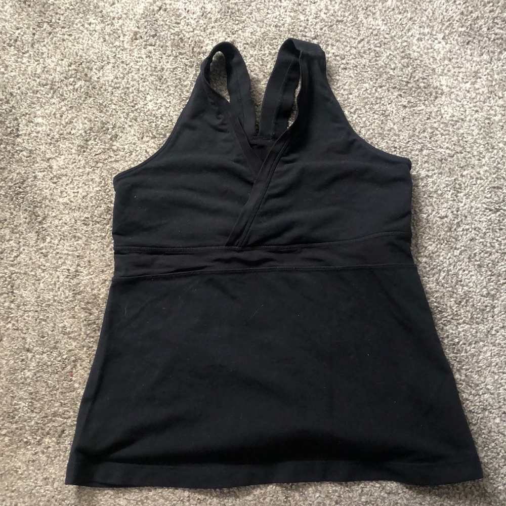 Black Lululemon tank top
